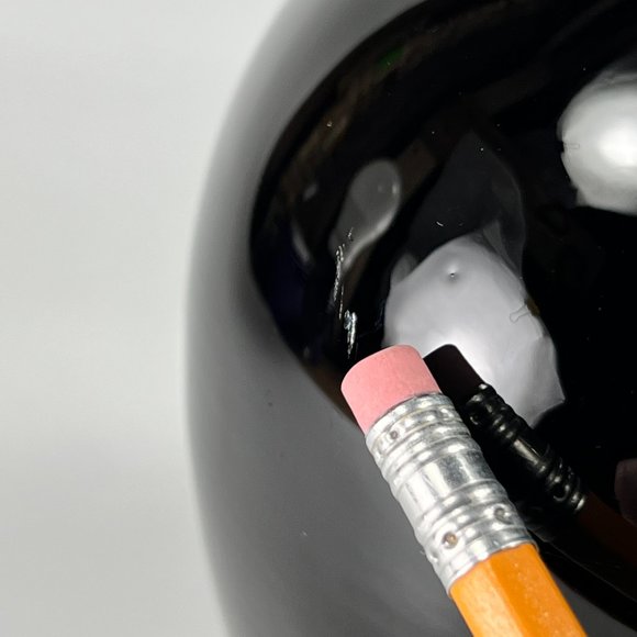 Fenton Silver Poppies On Ebony Black Burnished Silver Vase Hand Painted Signed - Picture 11 of 15